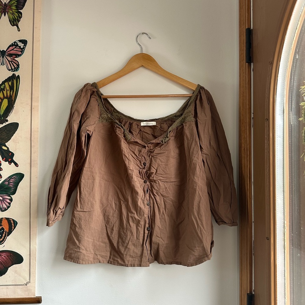 Brown Neuflora Blouse